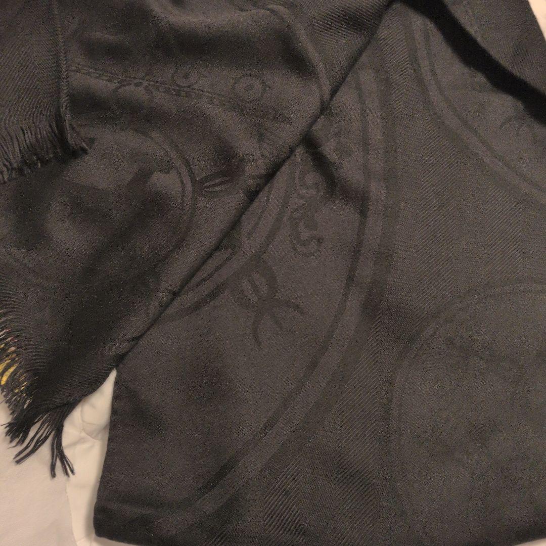 HERMES ニューリブリス カシミヤ シルク ストール