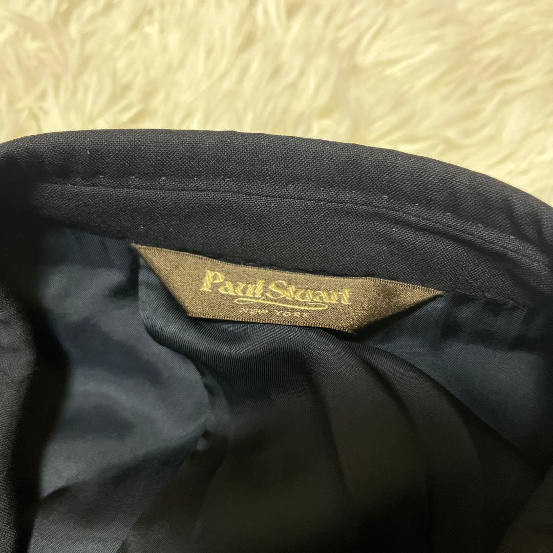 【極美品】paul stuart 背抜き テーラードジャケット ネイビー 46L