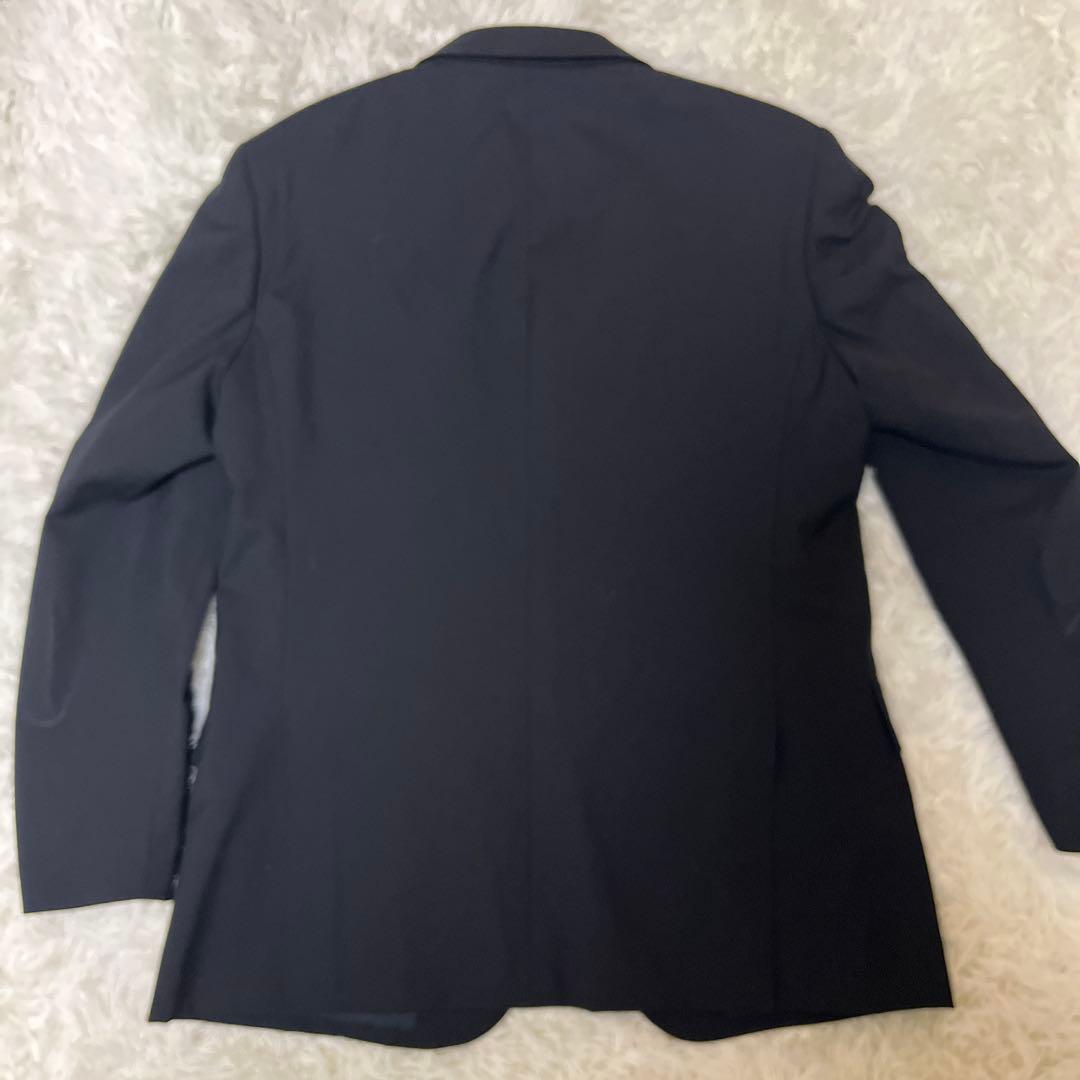 【極美品】paul stuart 背抜き テーラードジャケット ネイビー 46L
