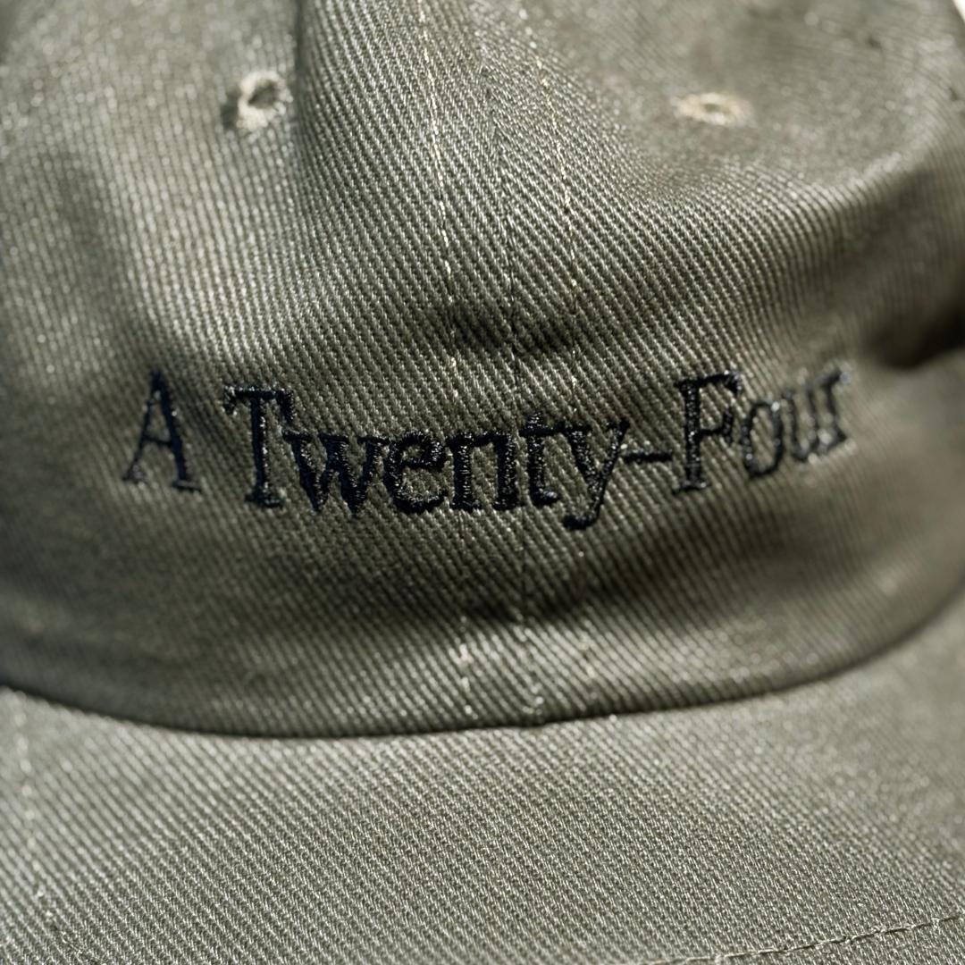 A24 Olive 'A Twenty-Four' キャップ