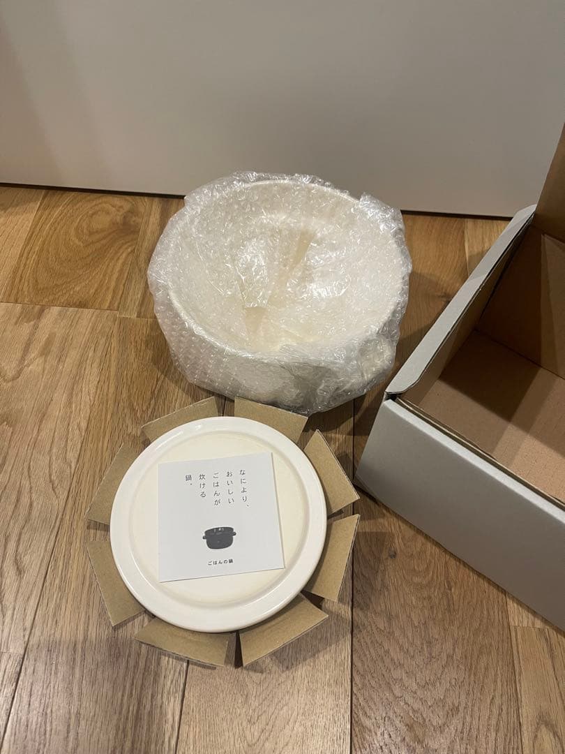 かもしか道具店　土鍋3合(白)　【新品.未使用】