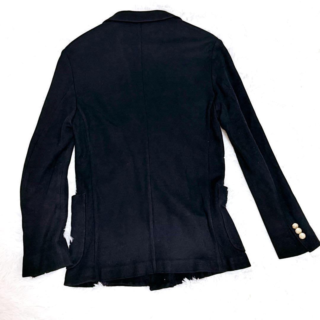 美品　TOMORROWLAND PILGRIM 紺ブレ　金ボタン　綿　46