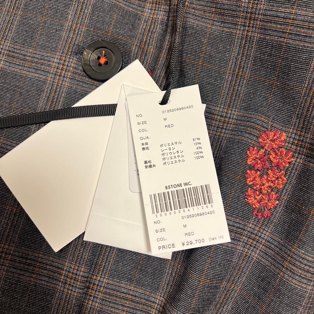 【りん】CHECK FLOWER PAPA JACKET
