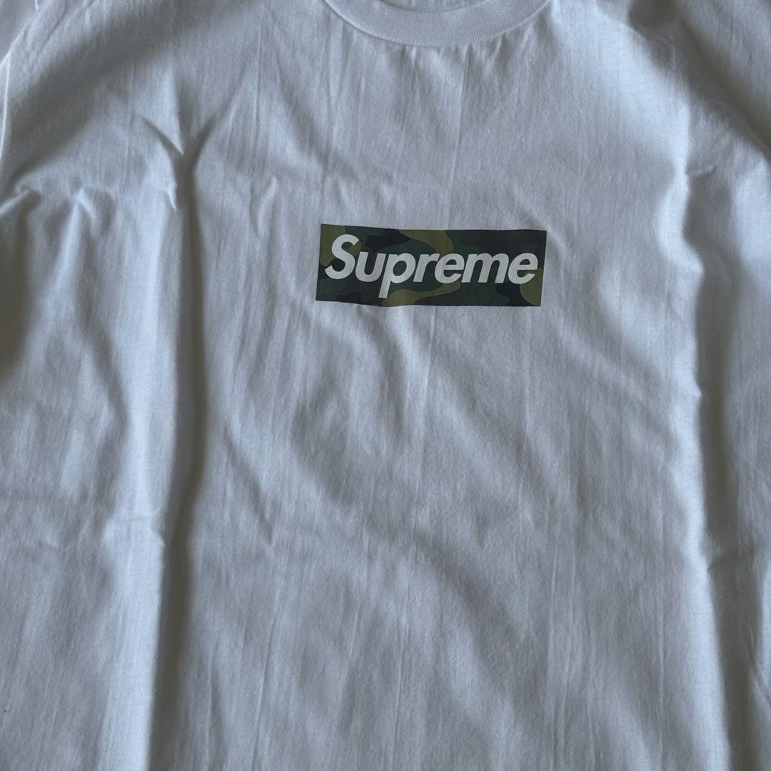 Supreme ボックスロゴ Tシャツ XL USA製 白 半袖 人気