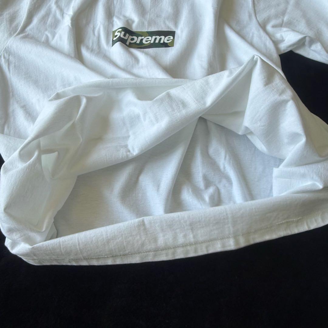 Supreme ボックスロゴ Tシャツ XL USA製 白 半袖 人気
