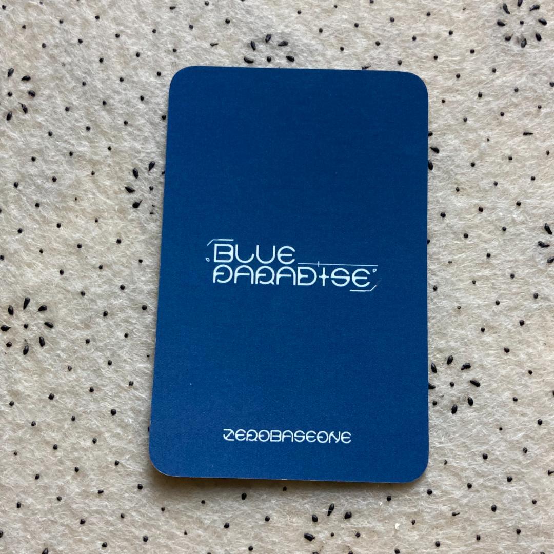 ZB1 ジャンハオ BLUE PARADISE サノク トレカ