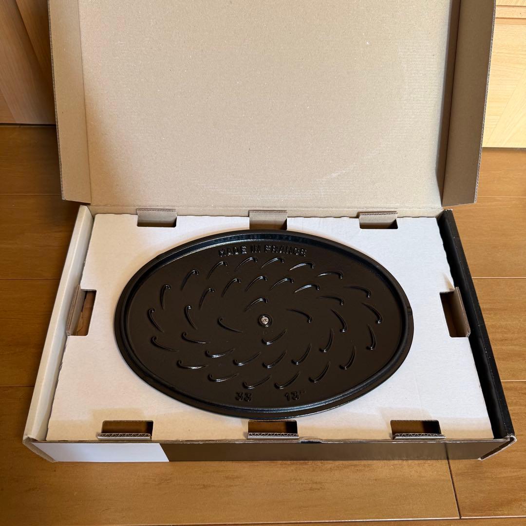 【新品・未使用】STAUB フィッシュシグネチァーオーバルプレート 33cm