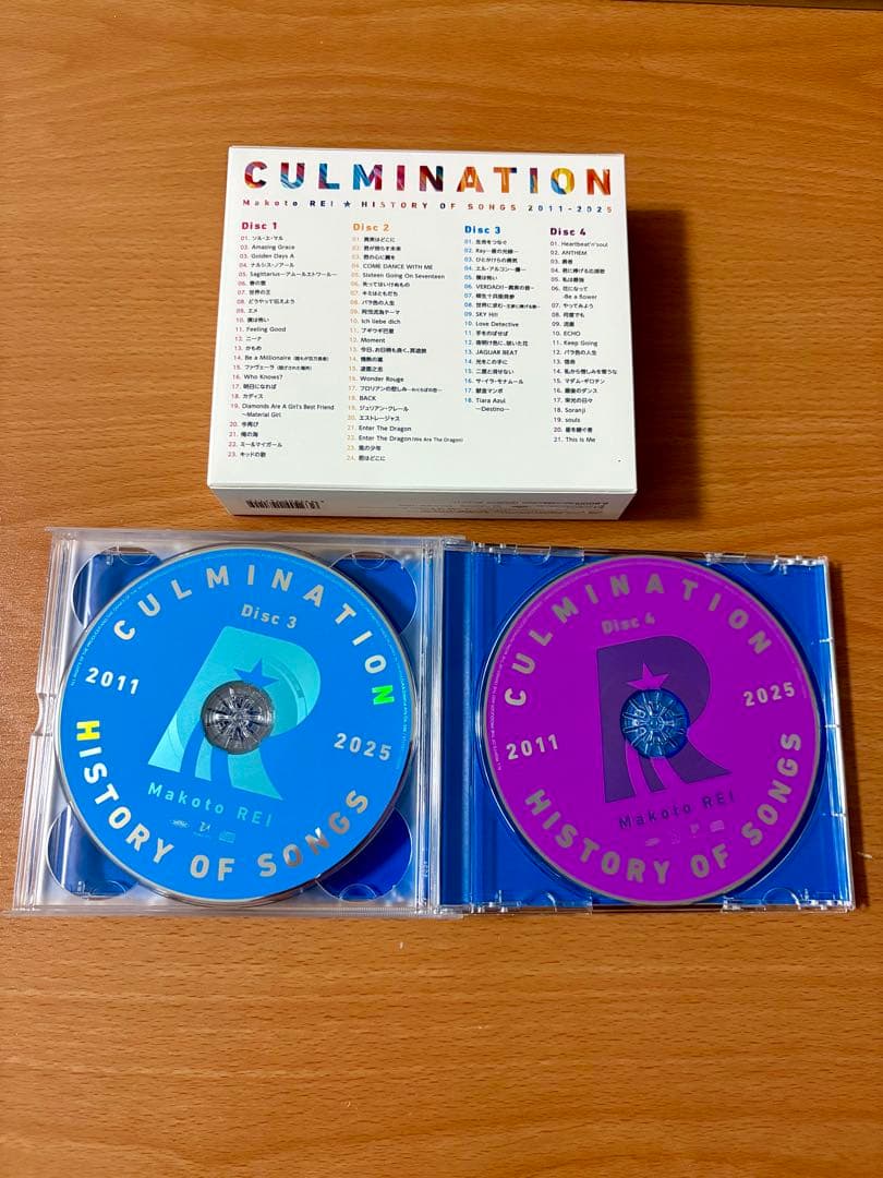 礼真琴CD CULMINATION HISTORY OF SONGS 4枚組