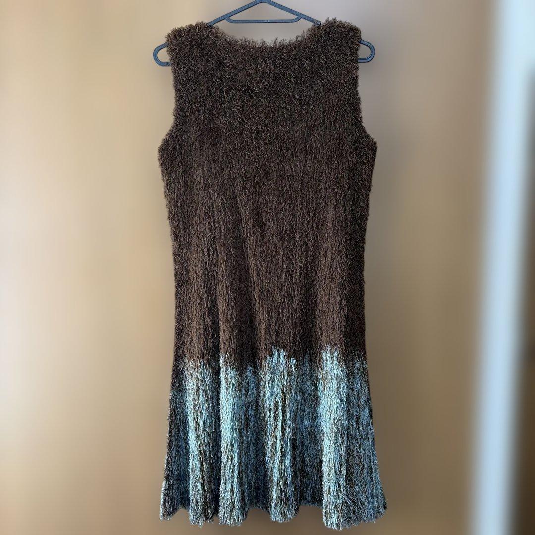 ル*ル様 pleats please issey miyake シャギーワンピー