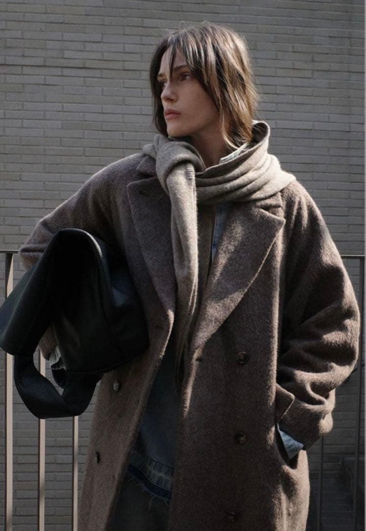 25AW CLANE ダブルウールロングコート コート　タグ付き/美品/試着のみ