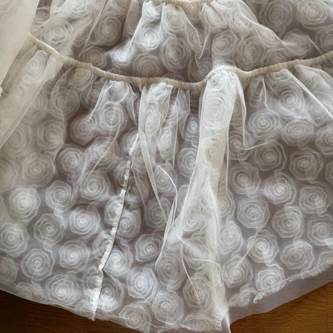 POPPY FLOWER BALLOON TULLE BOLERO あさぎーにょ