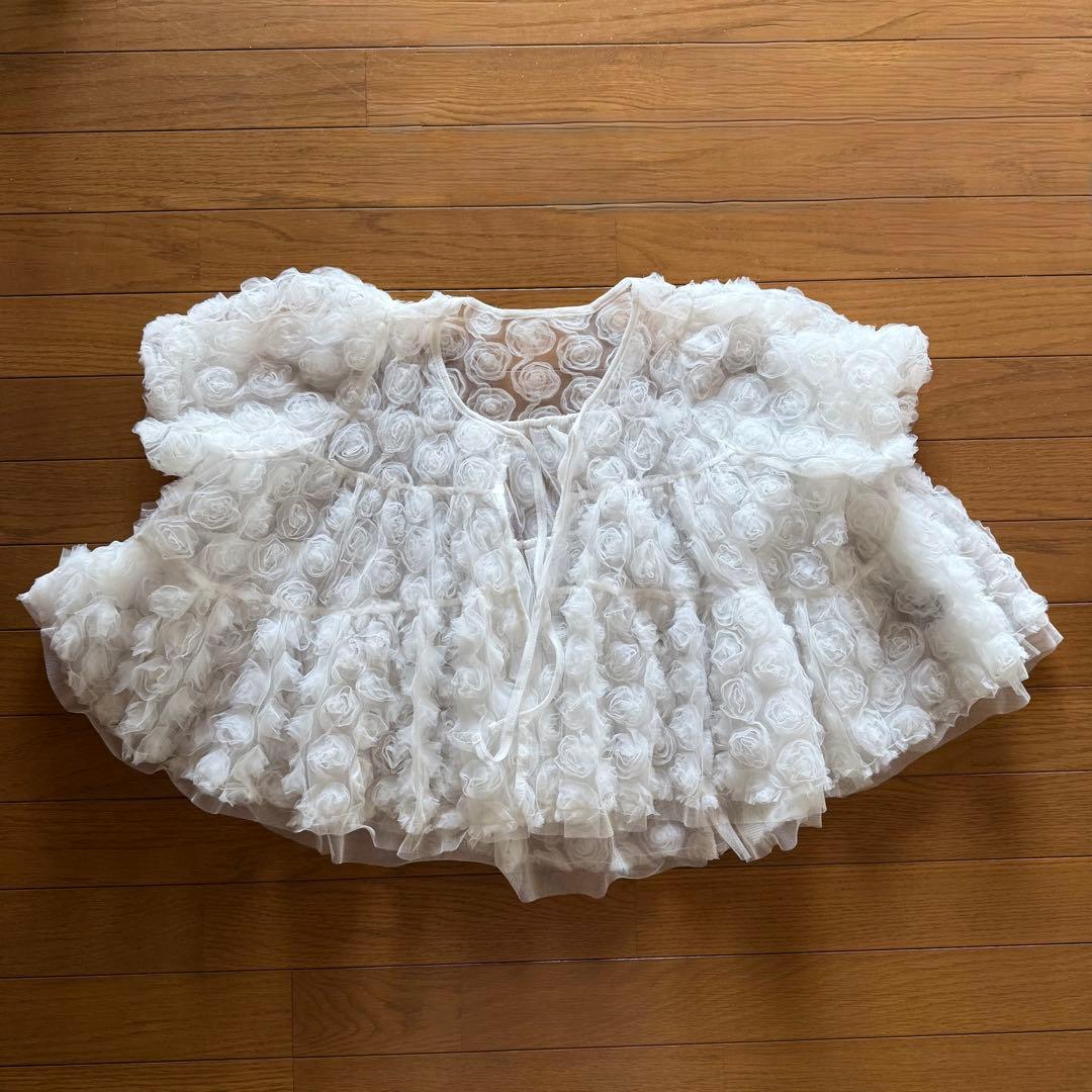 POPPY FLOWER BALLOON TULLE BOLERO あさぎーにょ