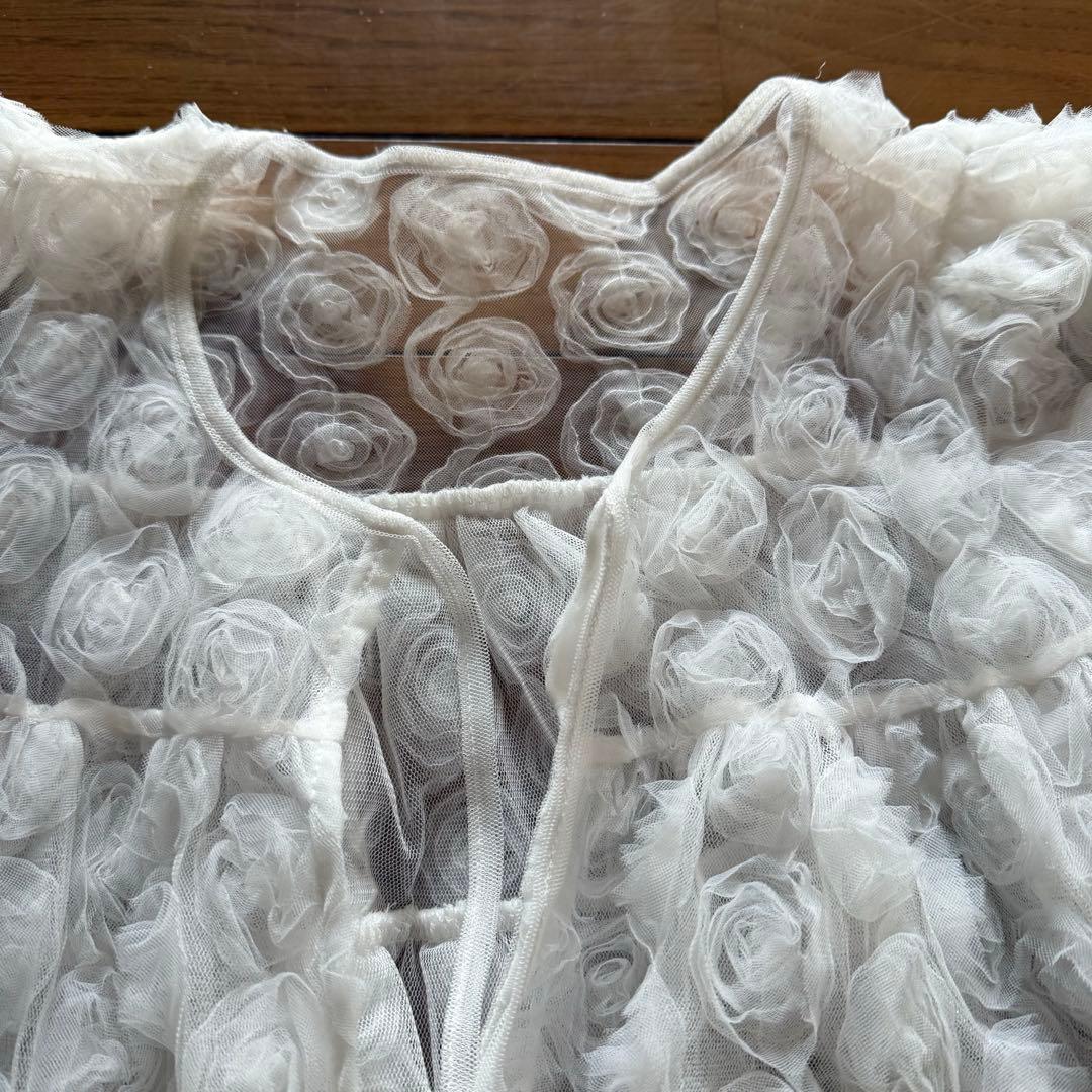 POPPY FLOWER BALLOON TULLE BOLERO あさぎーにょ