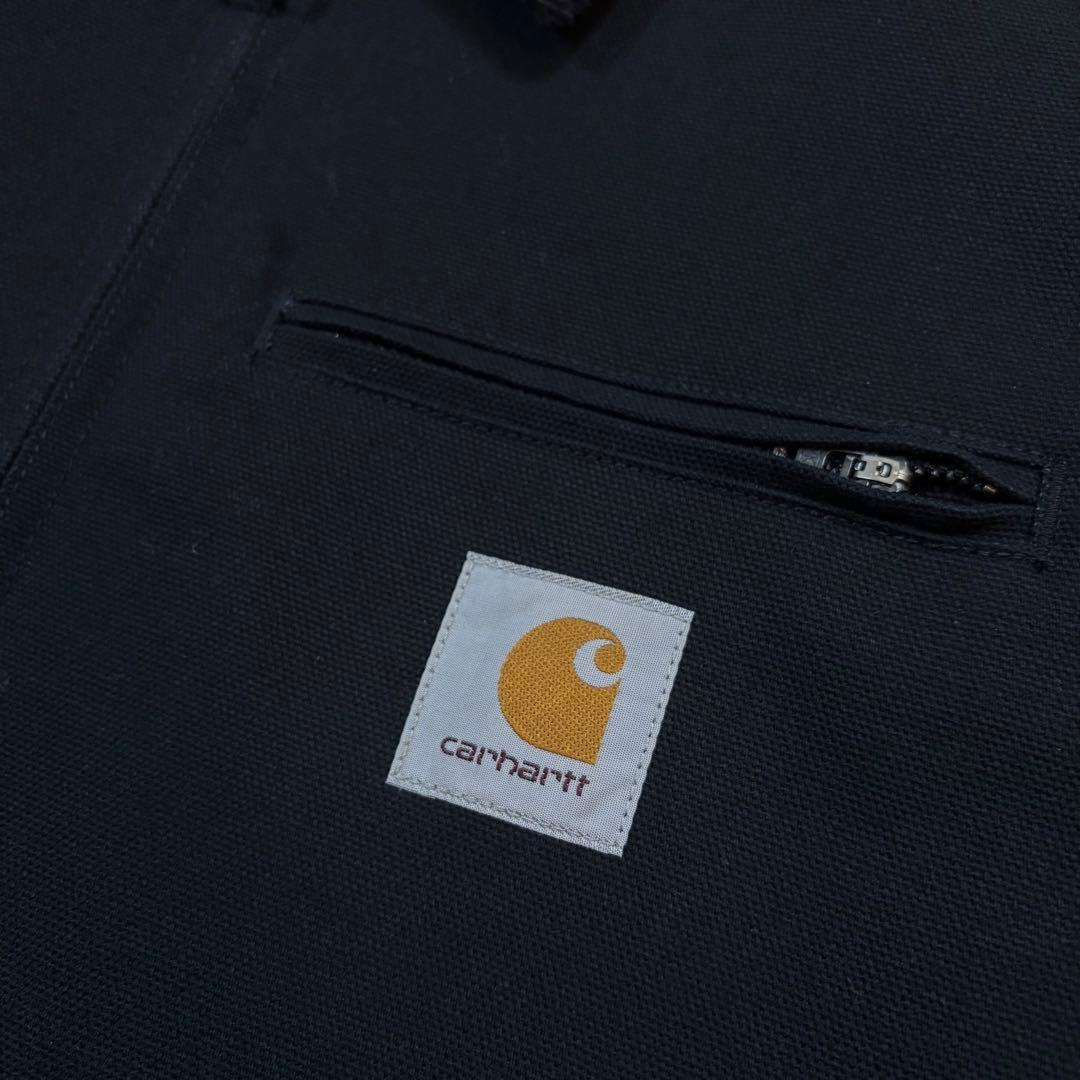 Carhartt wip デトロイトジャケット ダック 黒 カーハート M 美品