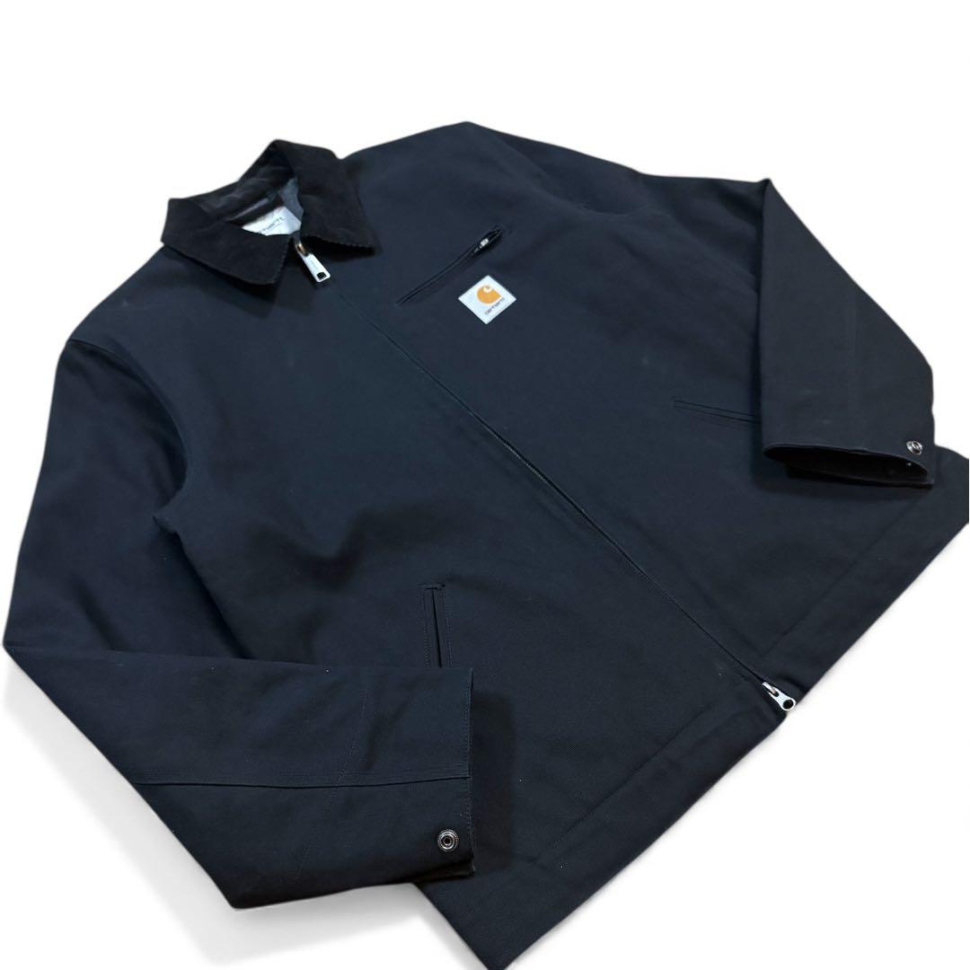 Carhartt wip デトロイトジャケット ダック 黒 カーハート M 美品