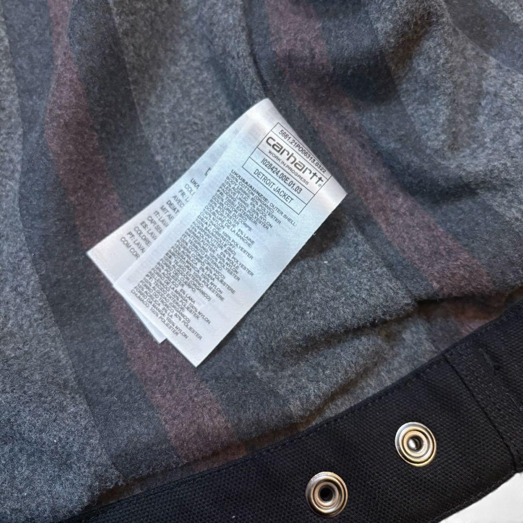 Carhartt wip デトロイトジャケット ダック 黒 カーハート M 美品