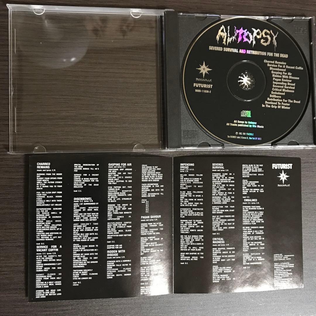 洋楽 Autopsy / severs survival+retribution fo