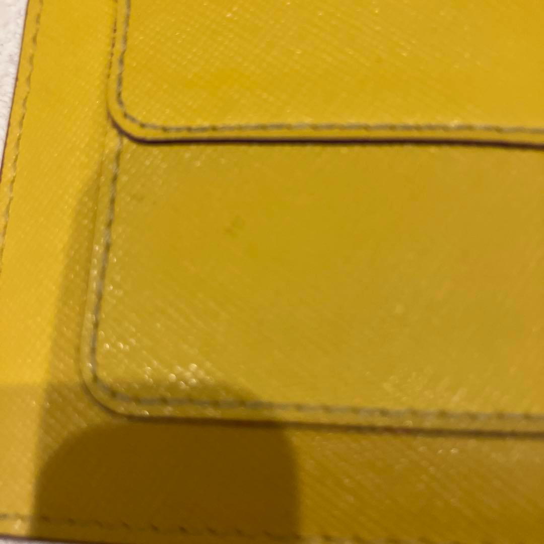 立春値下！MARNI BILLFOLD 2つ折ウォレット イエローXパープル
