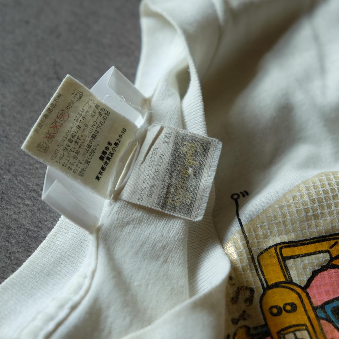 YUKI FUJISAWA 箔プリント Tシャツ NEW VINTAGE