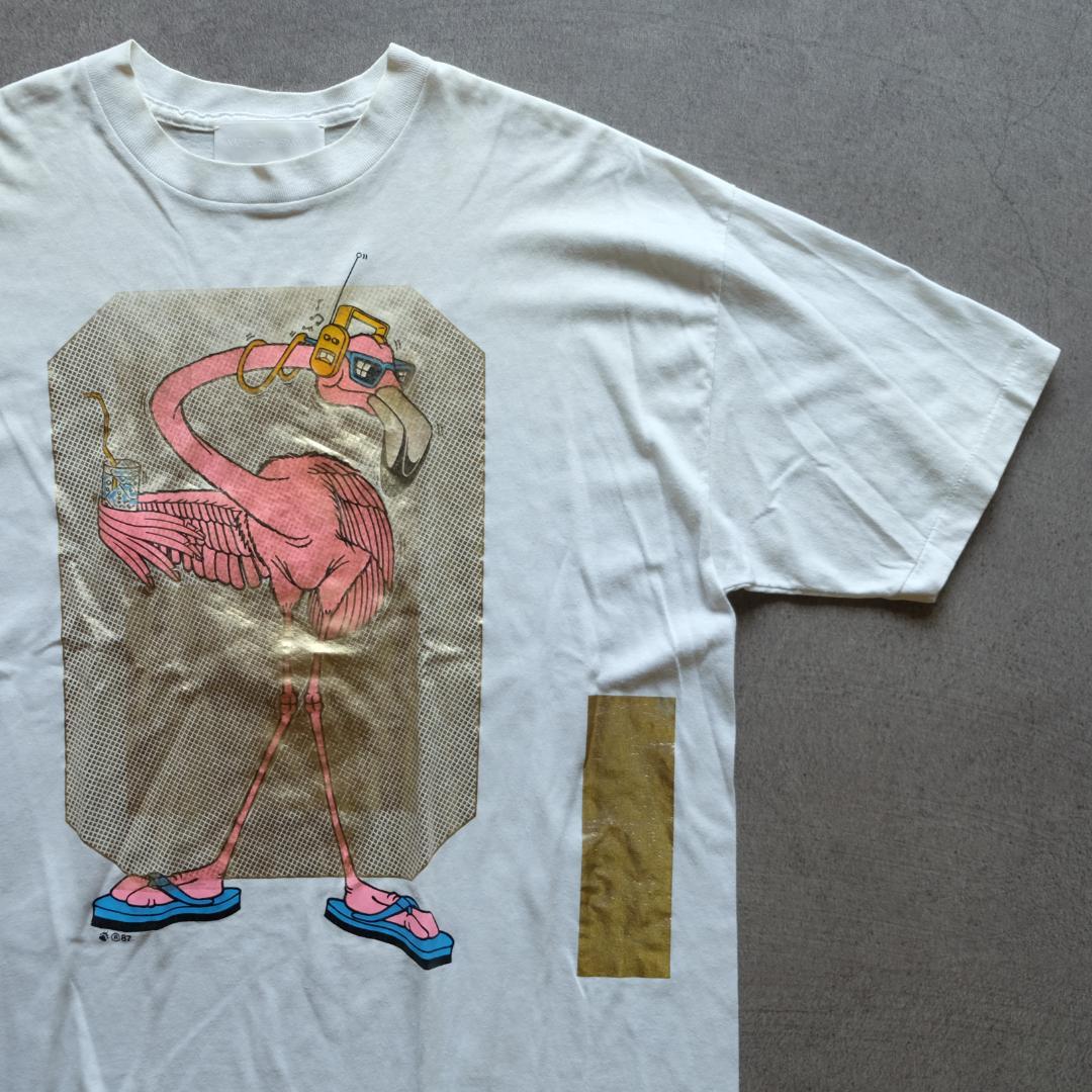 YUKI FUJISAWA 箔プリント Tシャツ NEW VINTAGE