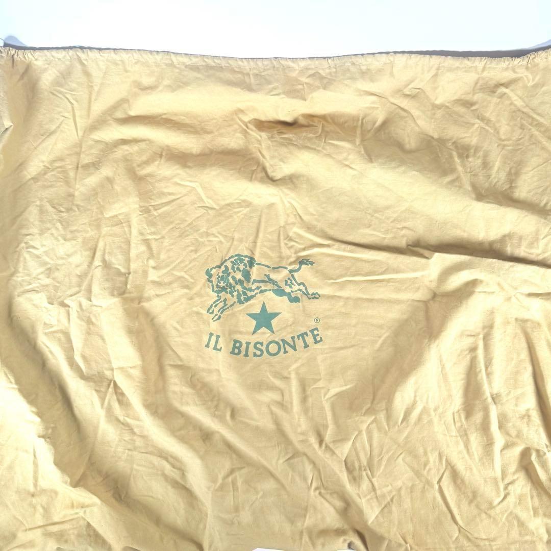 【良品】IL BISONTE イルビゾンテ　ボストンバッグ　ヌメ革　旅行用　刻印