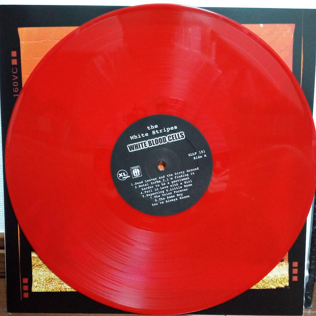 white stripes uk廃盤 red vinyl 名盤3th LP