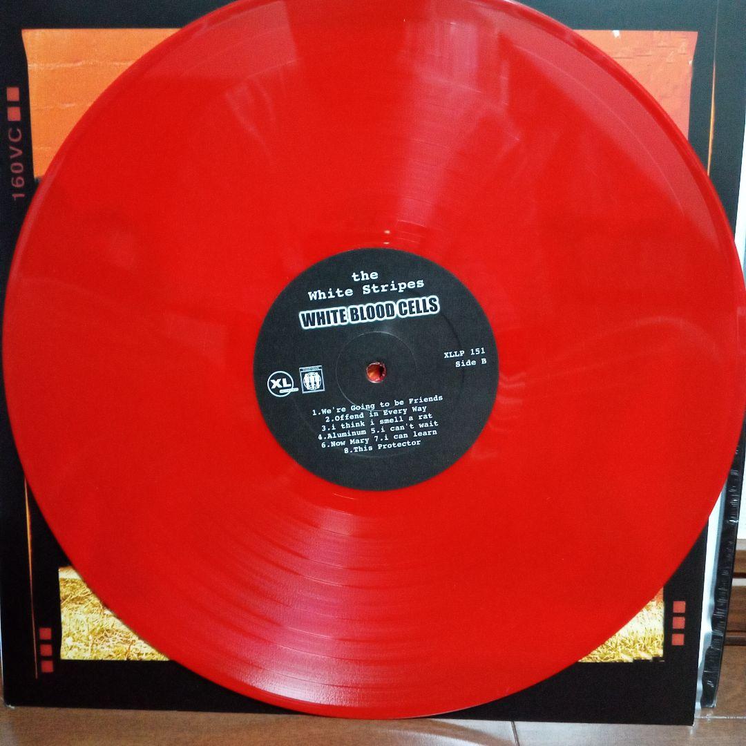 white stripes uk廃盤 red vinyl 名盤3th LP
