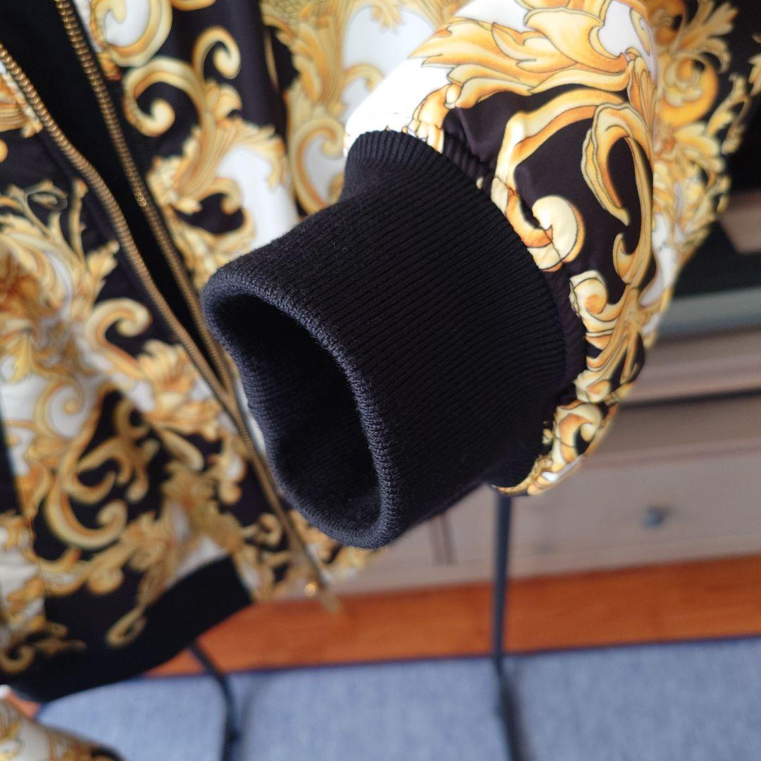 希少 美品 VERSACE Reversible Bomber Jacket
