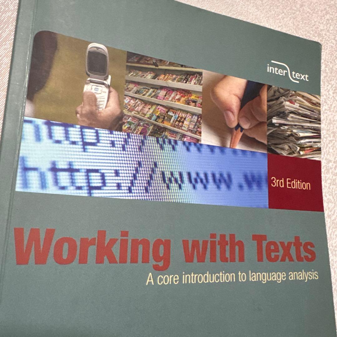 語学・辞書・学習参考書 Working with Texts 3rd Edition