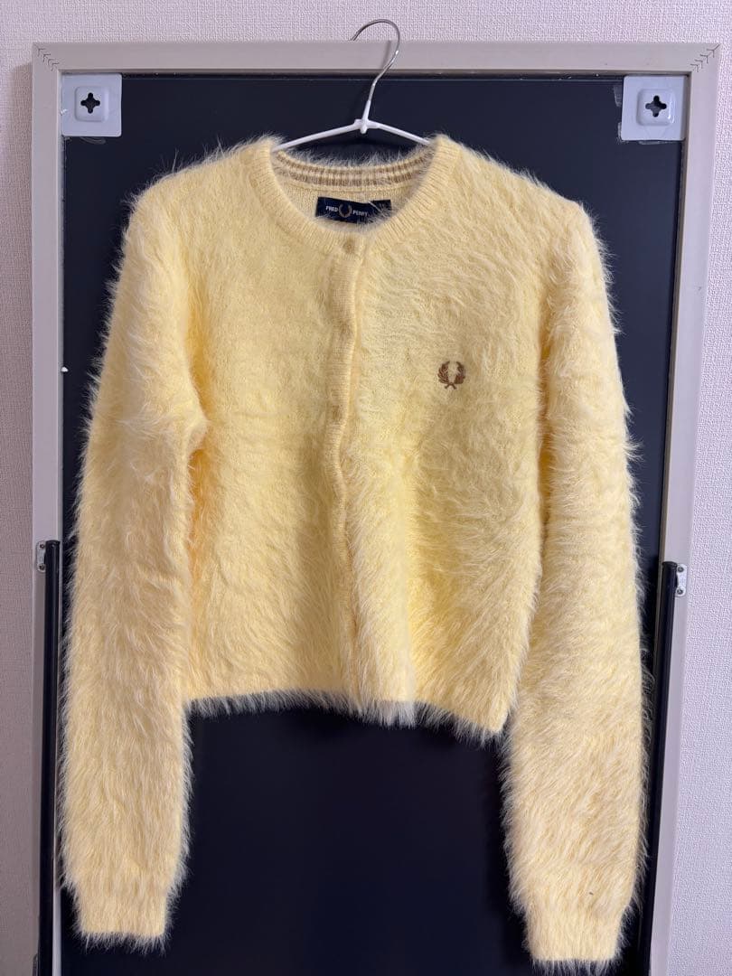 【タグあり】FRED PERRY × Ray BEAMS シャギー カーディガン