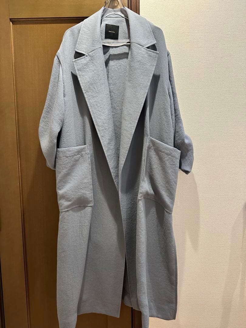 Spick & Spanビッグカラーガウンコート