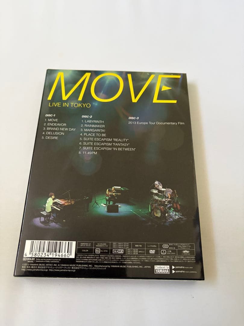 MOVE LIVE IN TOKYO 上原ひろみ　通販限定３枚組DVD