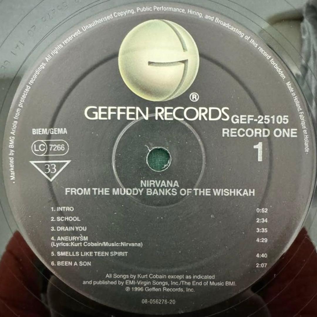 NIRVANA レコード　美品　チケット　ポスター　ブックレット付き