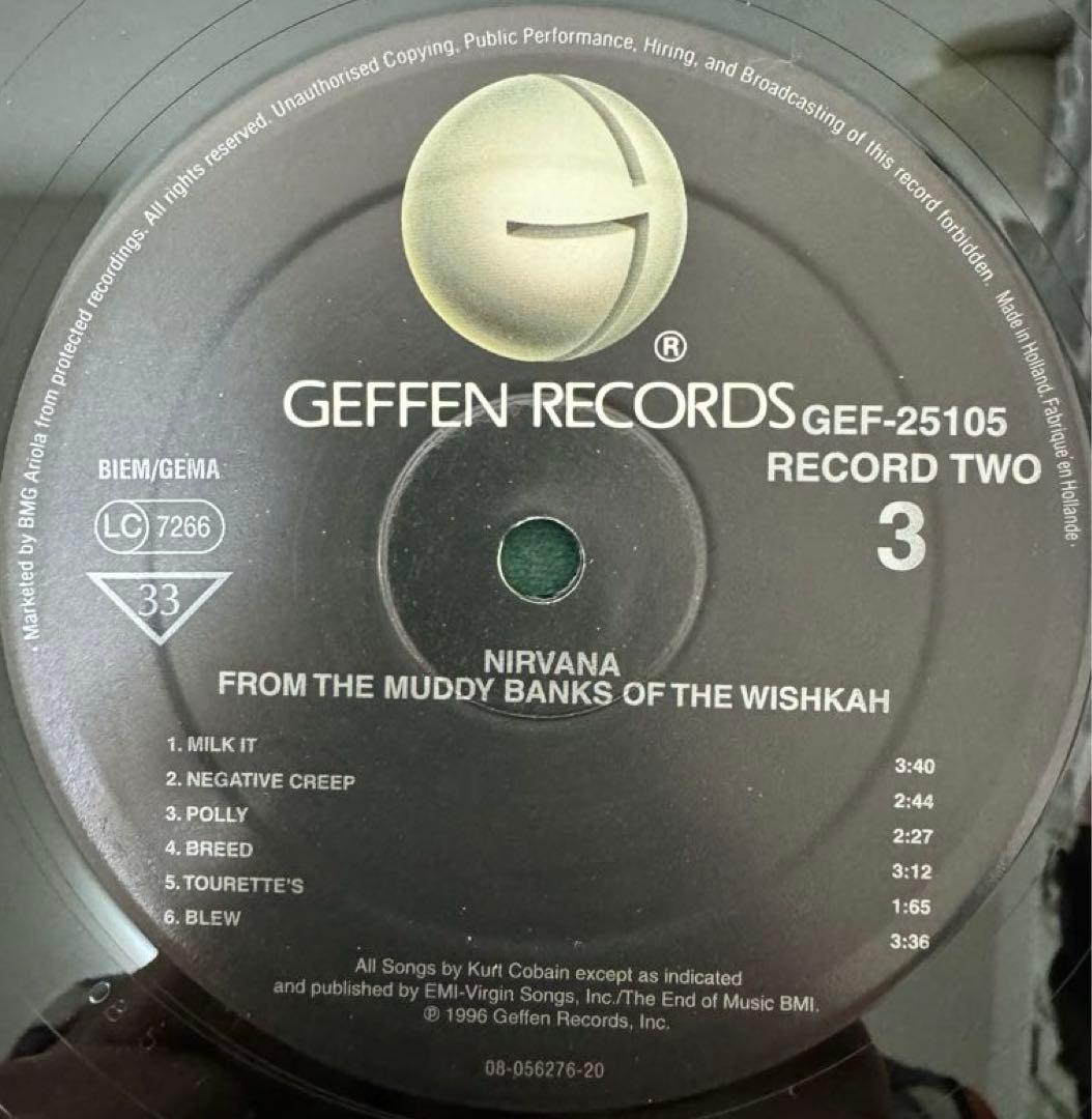 NIRVANA レコード　美品　チケット　ポスター　ブックレット付き