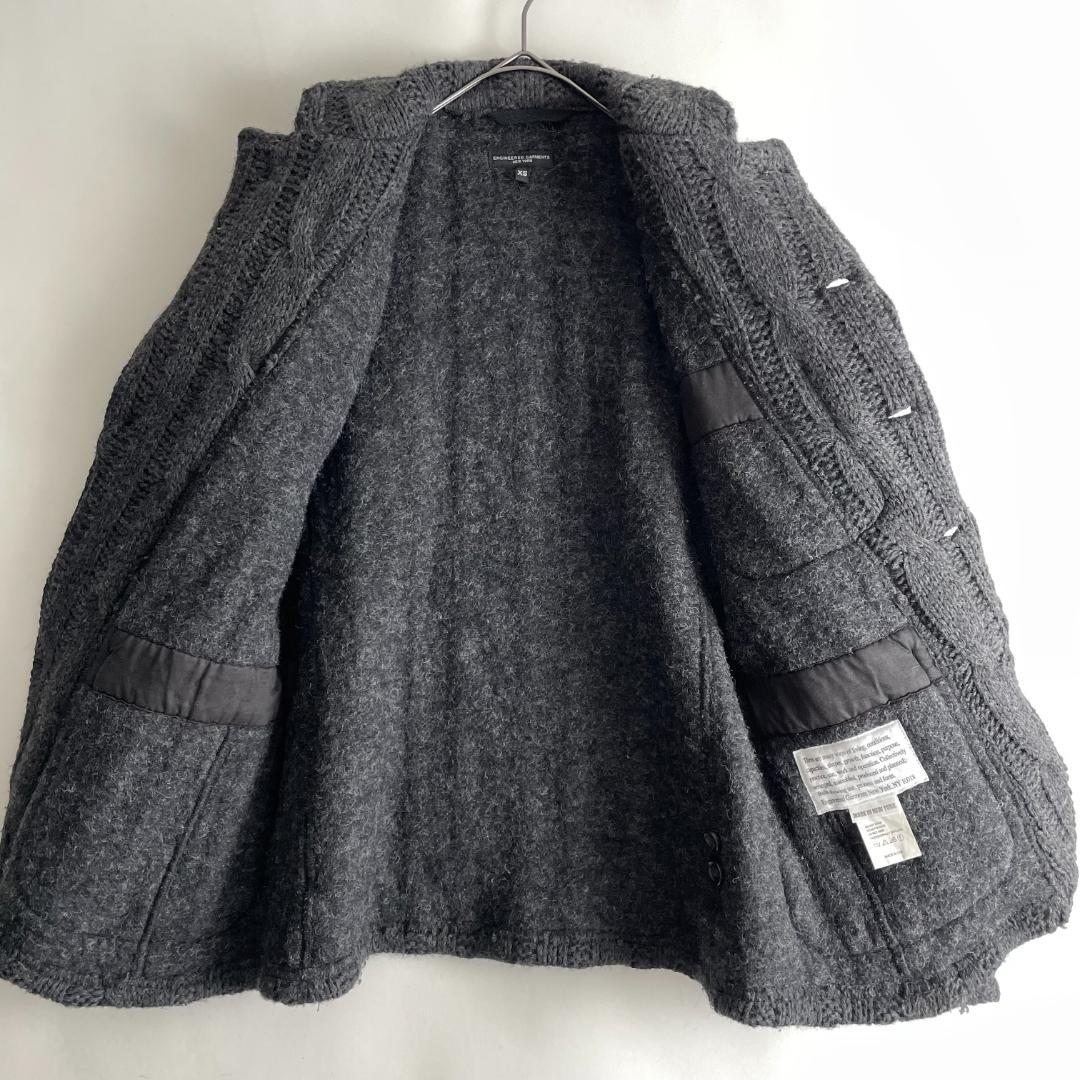 ENGINEERED GARMENTS (jb)ケーブルニットジャケット ウール