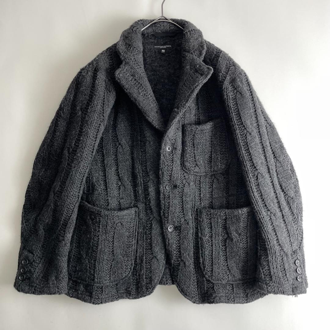 ENGINEERED GARMENTS (jb)ケーブルニットジャケット ウール