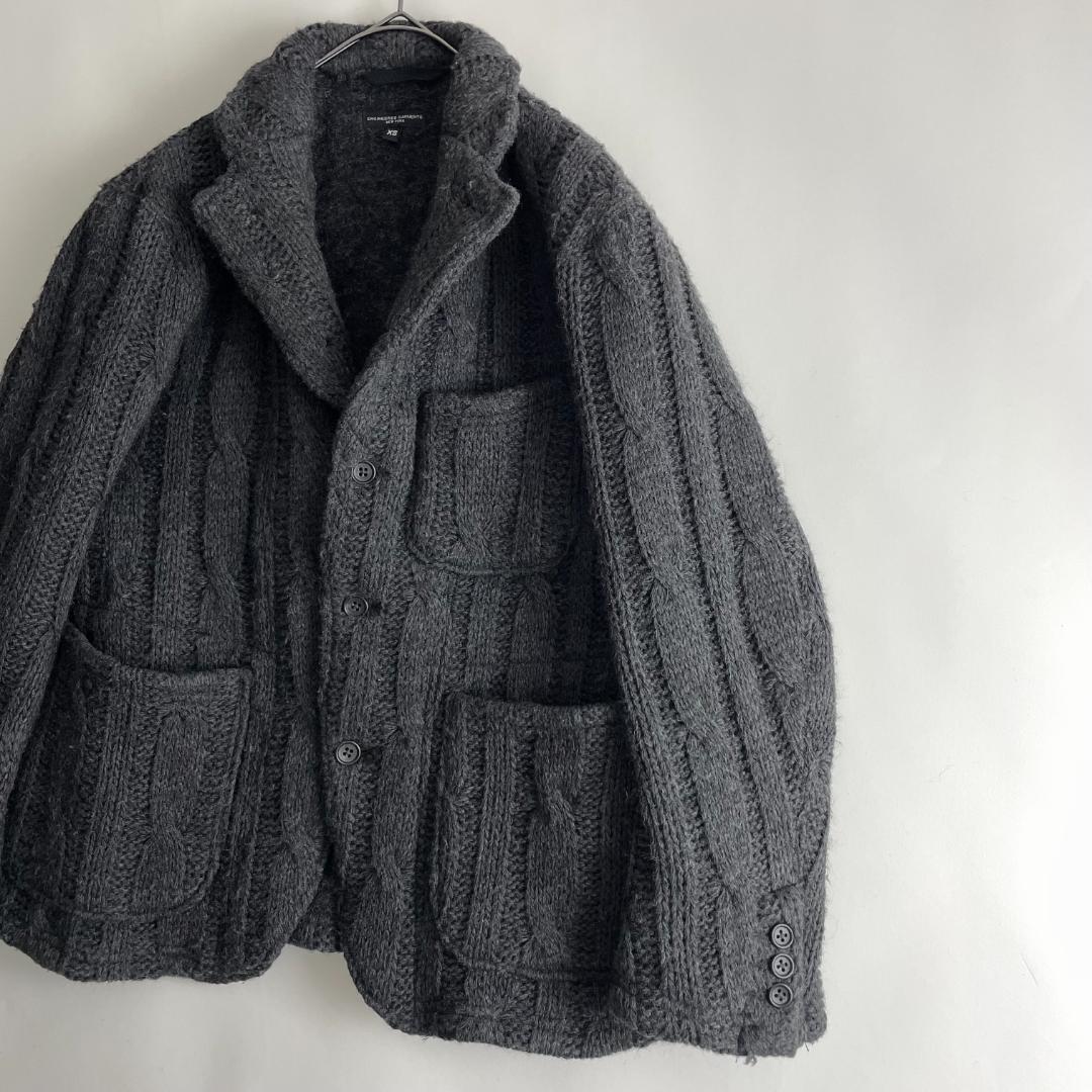 ENGINEERED GARMENTS (jb)ケーブルニットジャケット ウール