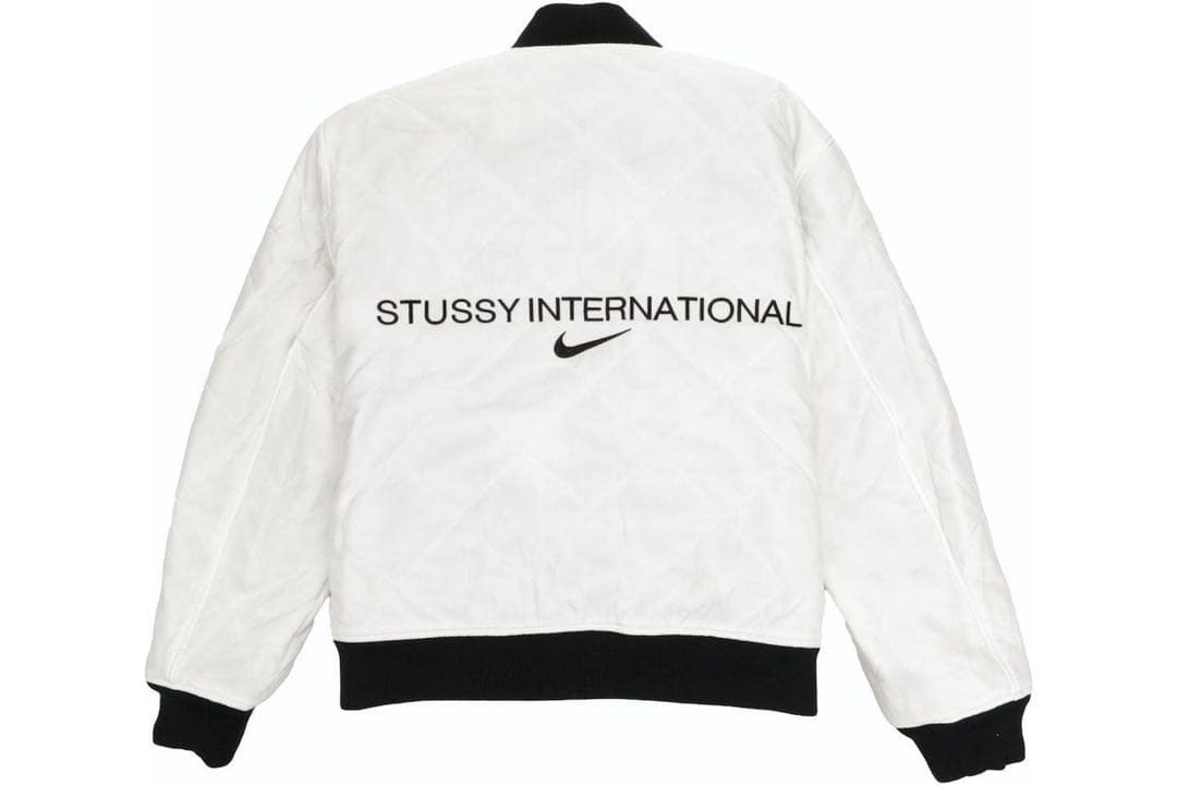 Stussy x Nike MA-1ブラック フライトジャケット