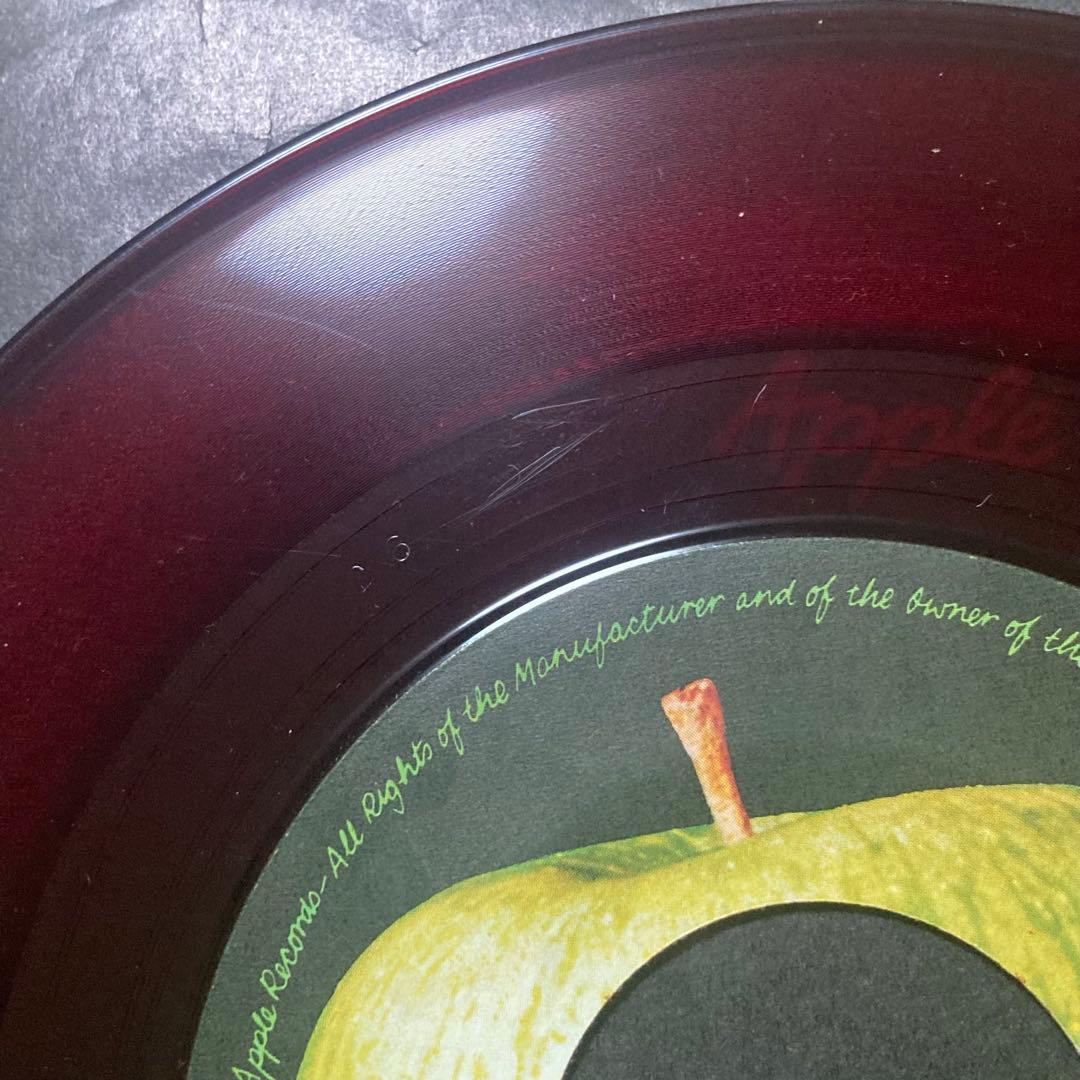 ビートルズ パーティーはそのままに Apple 赤盤 シングル レコード