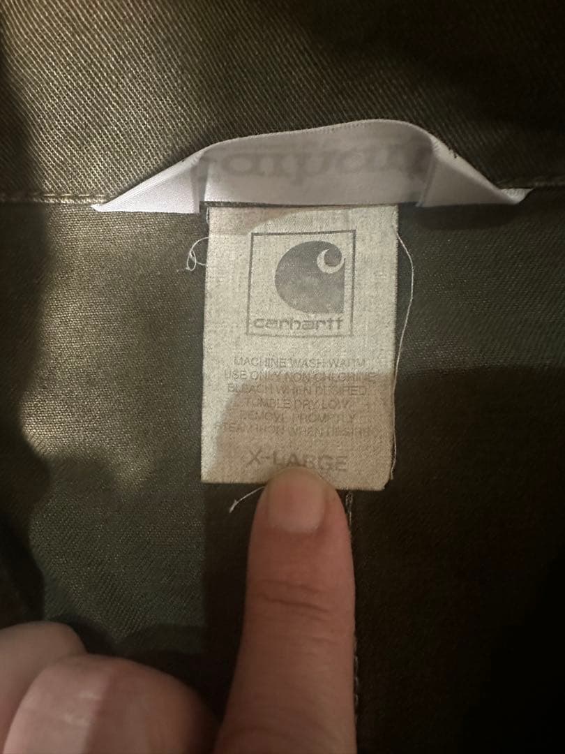 Carhartt カバーオール オリーブグリーン　希少サイズXL