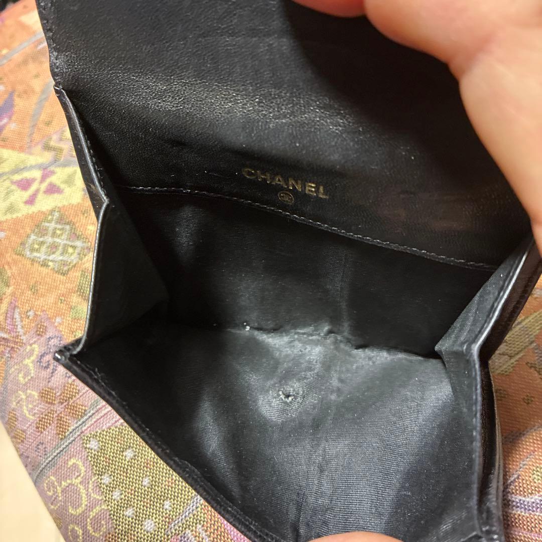 値下げです　CHANEL 二つ折　大きいココ　Wホック