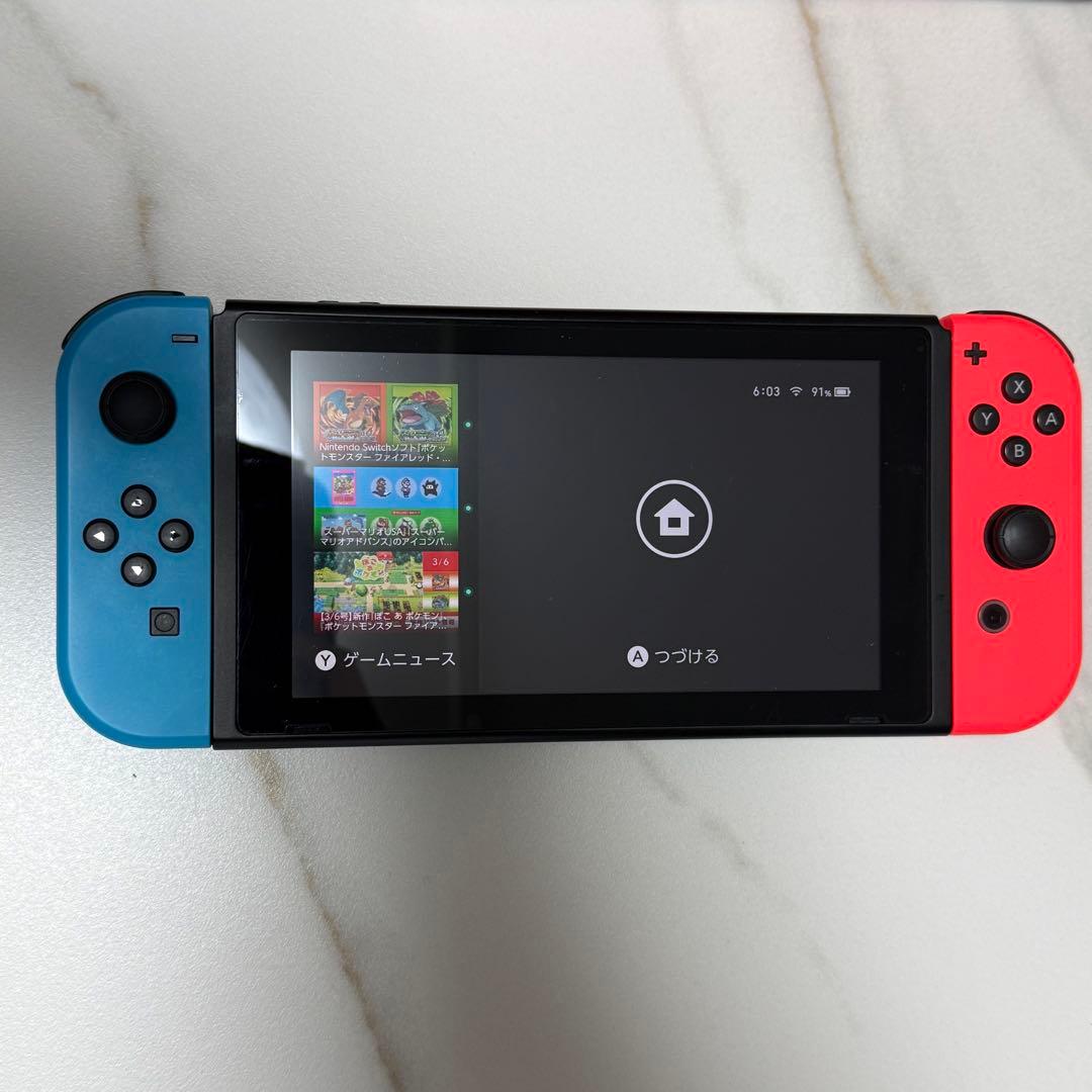 Nintendo Switch 本体 動作確認済 完品 ケース付き