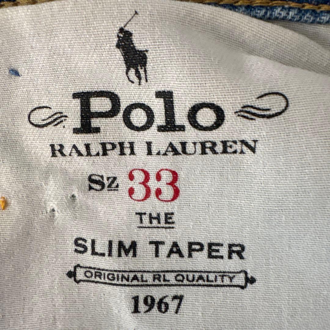 Polo Ralph Lauren 刺繍デニムパンツ　大きいサイズレディース