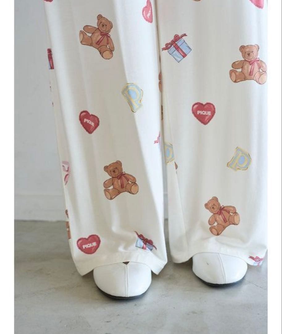 ＊未開封＊フェイバリット ワンポイント ロンT & ロングパンツ 上下セット