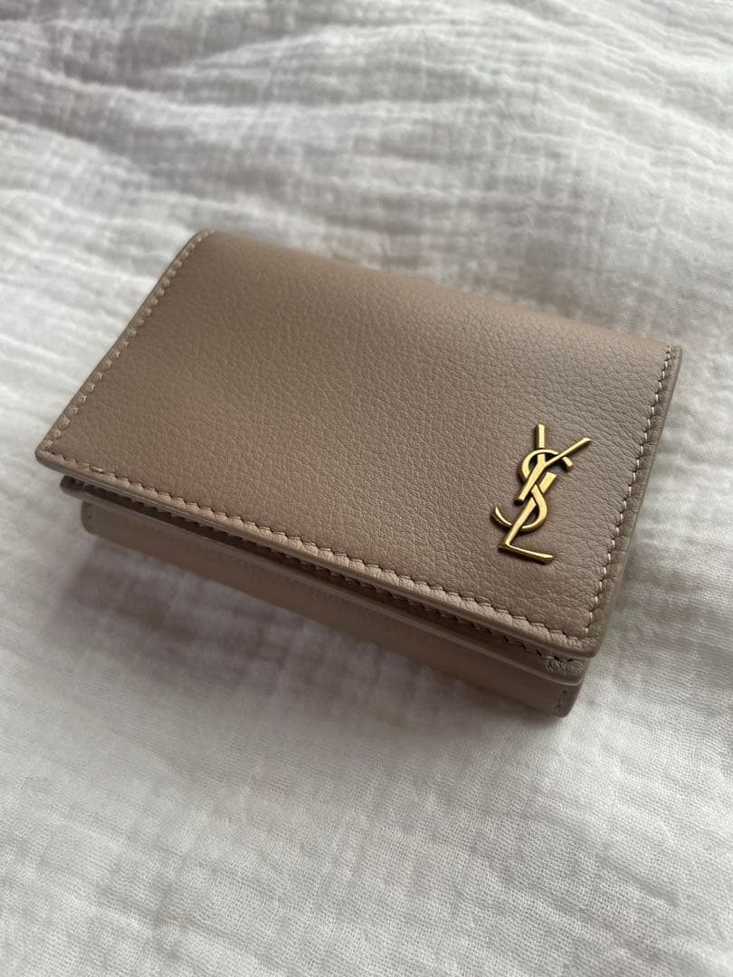 【Saint Laurent】オリガミ タイニーウォレット 三つ折り財布