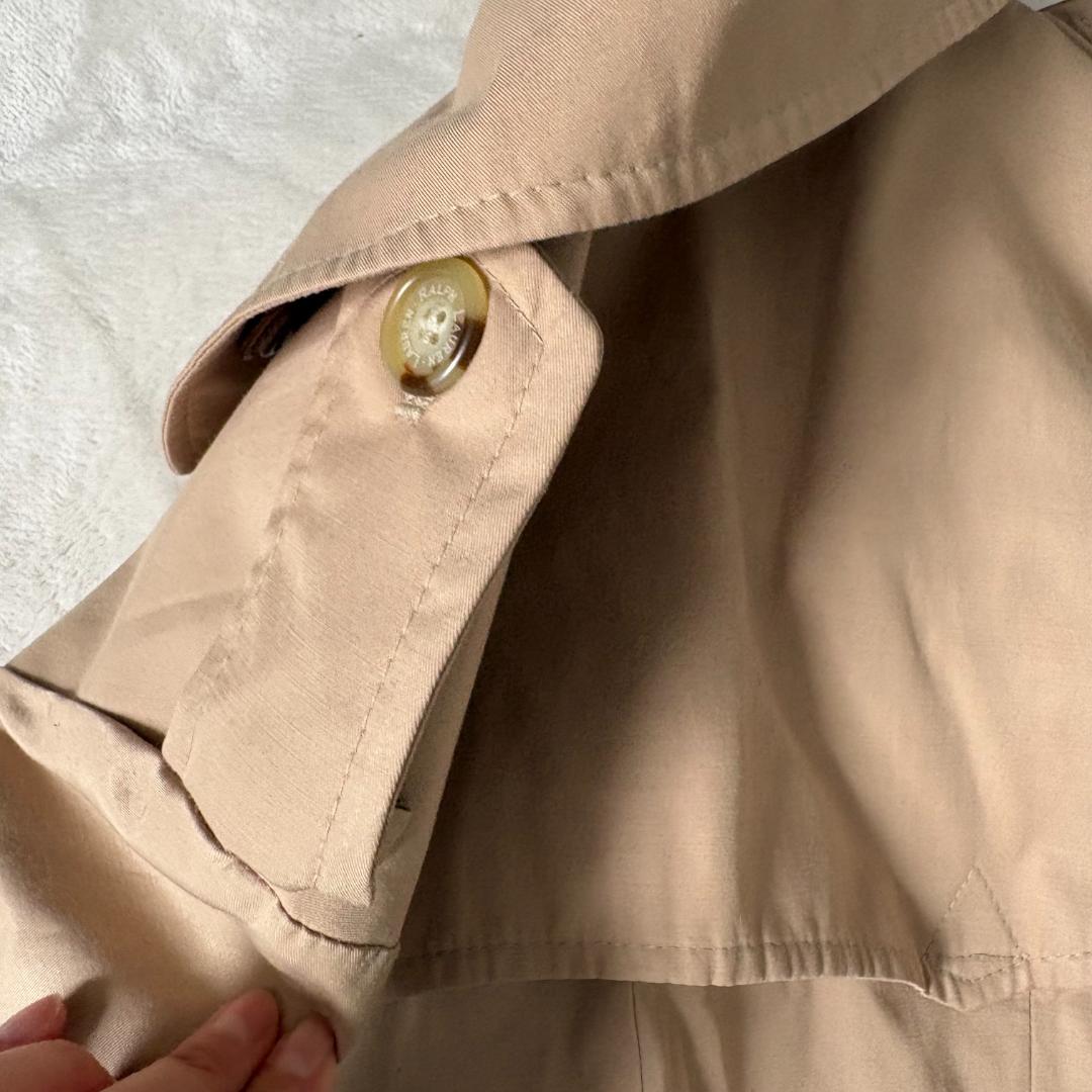 Lauren Ralph Lauren ベージュ トレンチコート　スカーフ柄