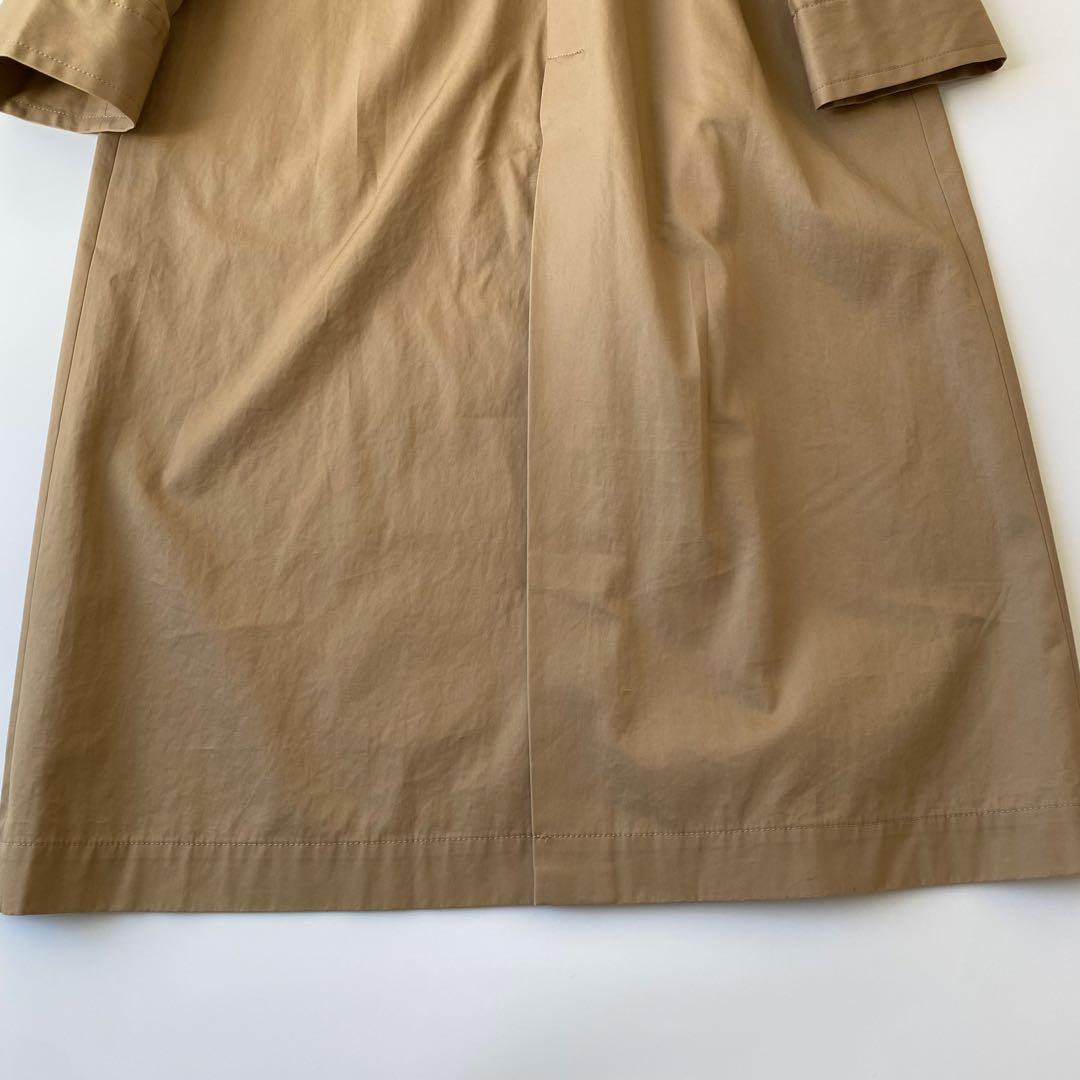 リンゴPlage✨定価4万円　ステンカラーコート　ロングコート　トレンチ