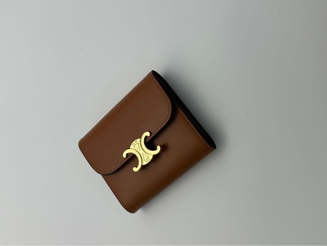 CELINE ブラウン 三つ折り財布