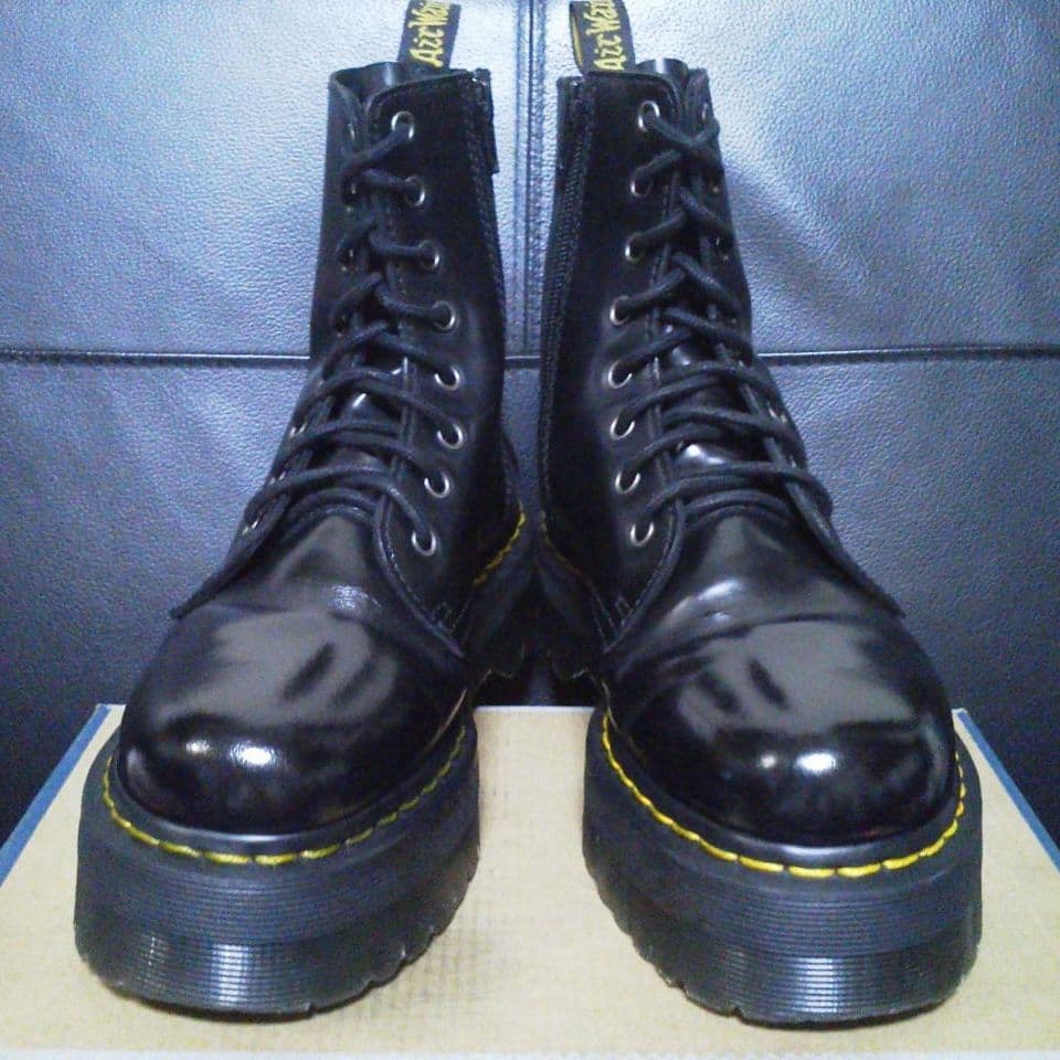 Dr.Martens JADON UK5 黒 厚底 8ホール 純正インソール