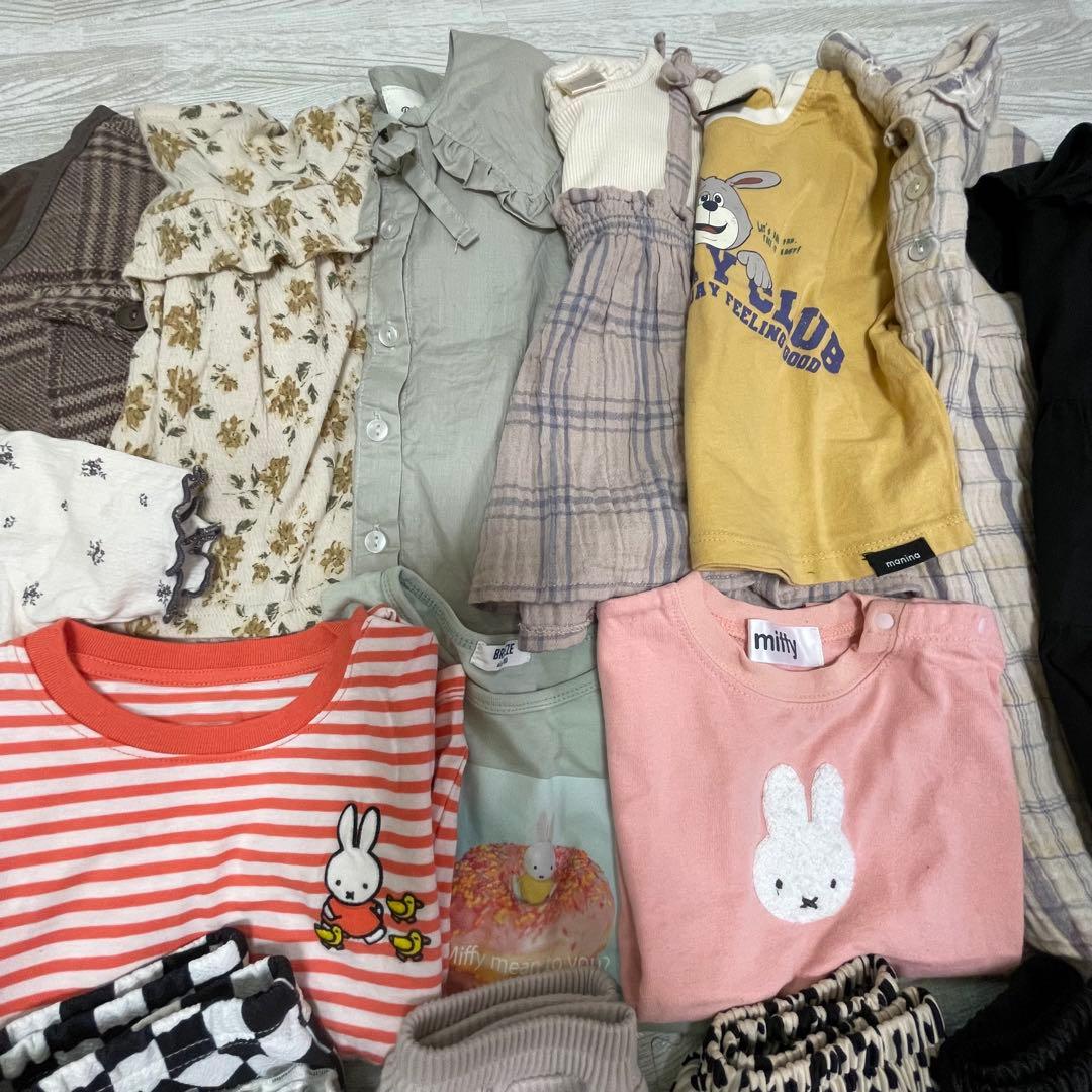 【大量】子供服 女の子 ベビー キッズ まとめ売り 68点 おまけ付き